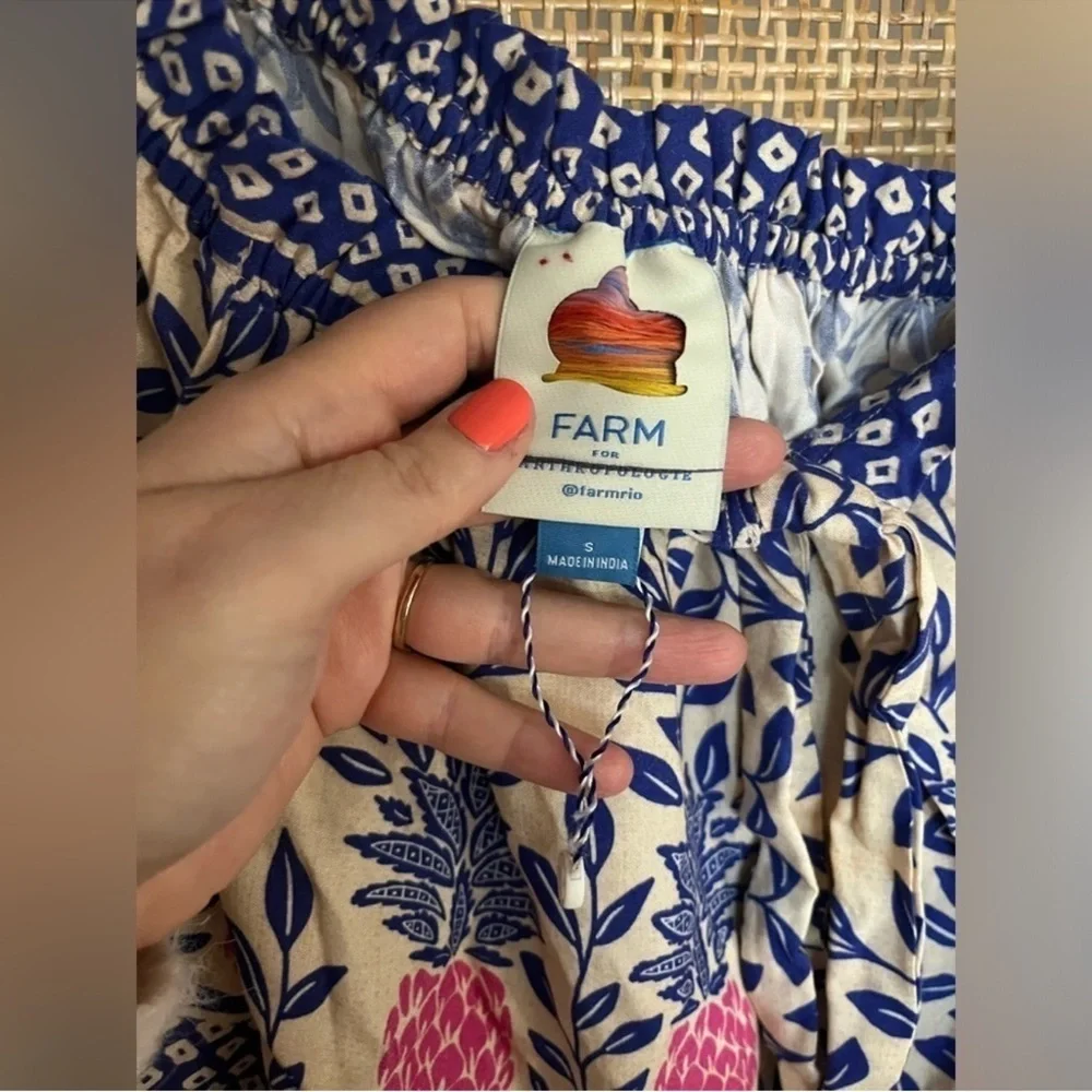 FARM Rio Off The Shoulder Crop Ruffle Blouse - Picture 7 of 11